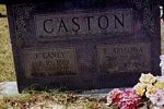 Gravestone of Eva Arizona Childress Caston